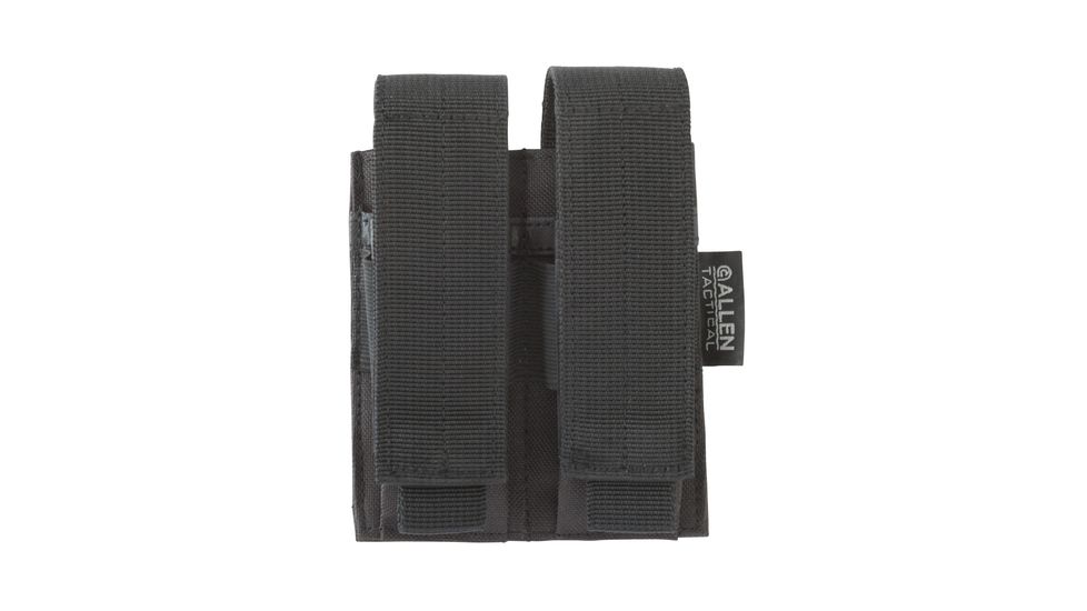 Allen MOLLE Rig Double Handgun Mag Pouch Fits .380-.45 ACP Black