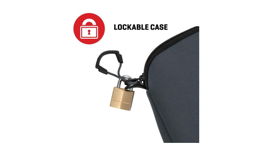 Allen Pistol Pouch Charcoal Neoprene, 9in, Charcoal, 3637