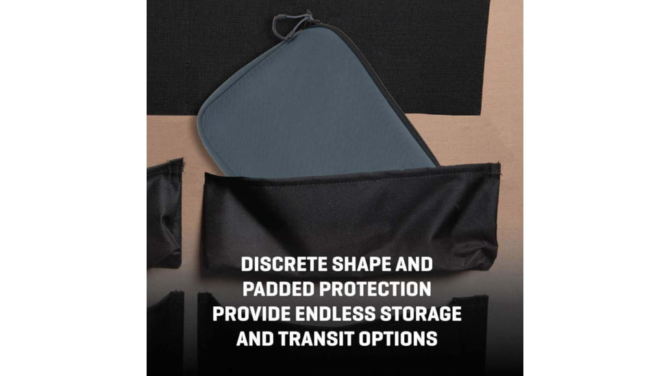 Allen Pistol Pouch Charcoal Neoprene, 9in, Charcoal, 3637