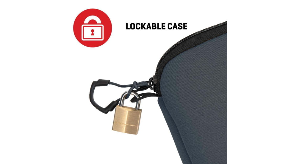 Allen Pistol Pouch Charcoal Neoprene, 7in, Charcoal, 3635