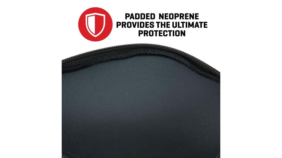 Allen Pistol Pouch Charcoal Neoprene, 7in, Charcoal, 3635