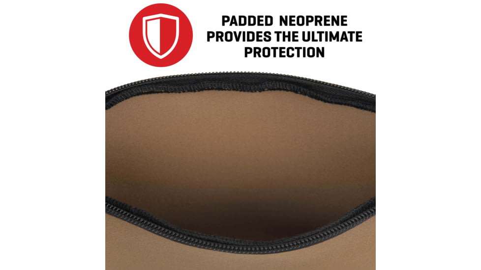 Allen Neoprene Pistol Pouch, Compact Handguns up to 7in, FDE, 3636