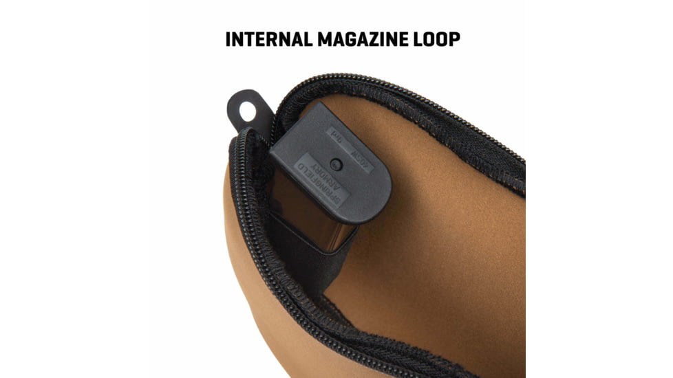 Allen Neoprene Pistol Pouch, Compact Handguns up to 7in, FDE, 3636