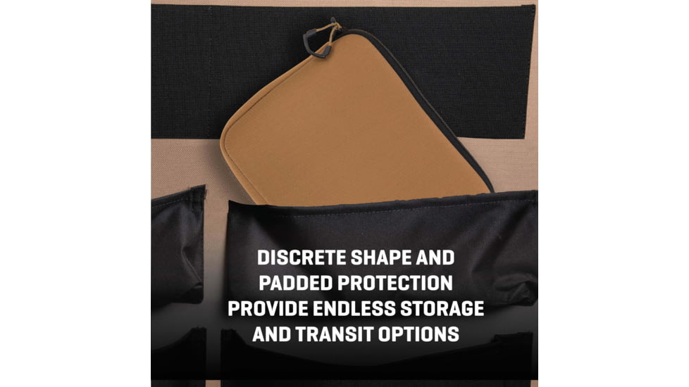 Allen Neoprene Pistol Pouch, Full-Size Handguns up to 9in, FDE, 3638