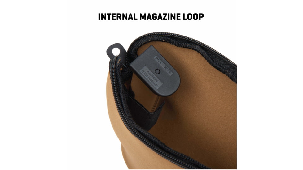 Allen Neoprene Pistol Pouch, Full-Size Handguns up to 9in, FDE, 3638