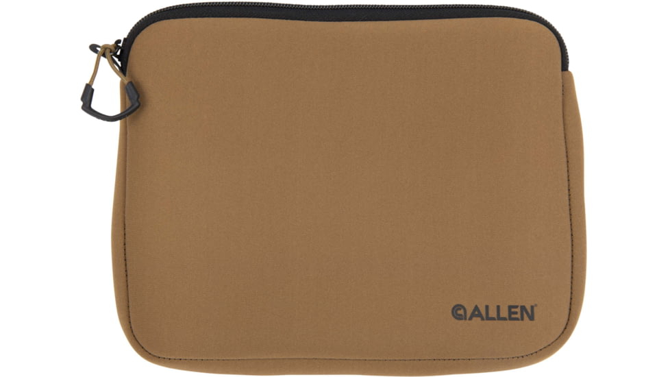Allen Neoprene Pistol Pouch, Full-Size Handguns up to 9in, FDE, 3638