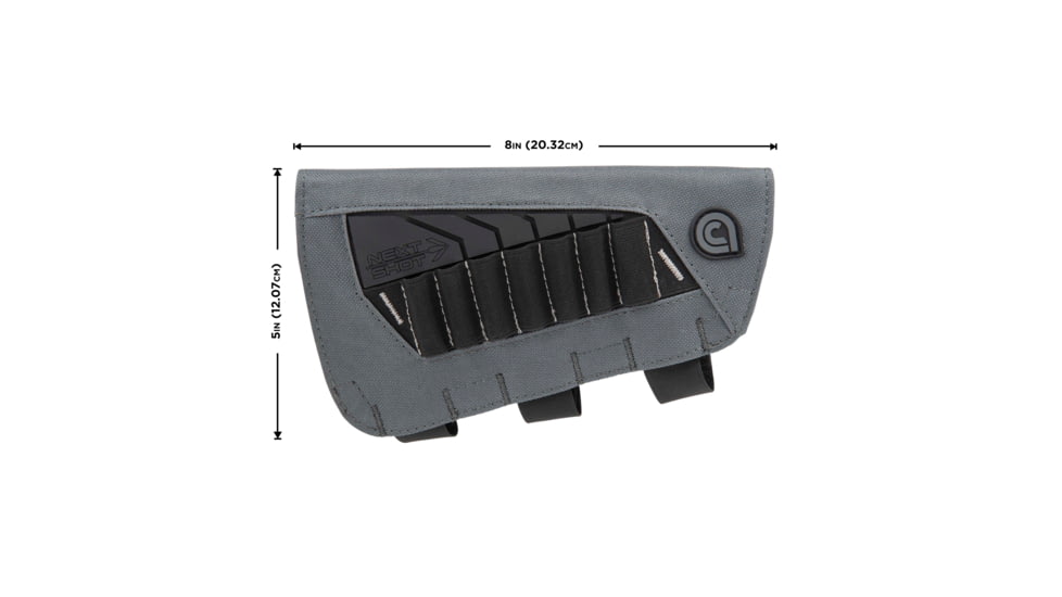 Allen Next Shot Bridger Premium Cartridge Carrier, Buttstock, Gray, 8524