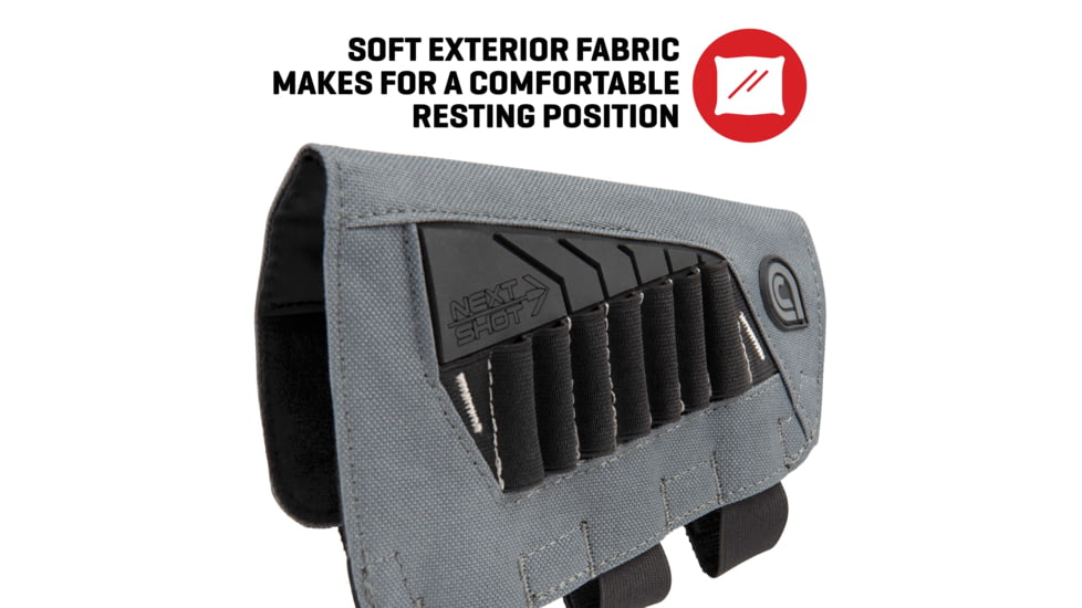 Allen Next Shot Bridger Premium Cartridge Carrier, Buttstock, Gray, 8524