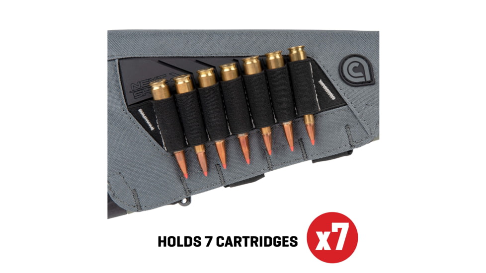 Allen Next Shot Bridger Premium Cartridge Carrier, Buttstock, Gray, 8524