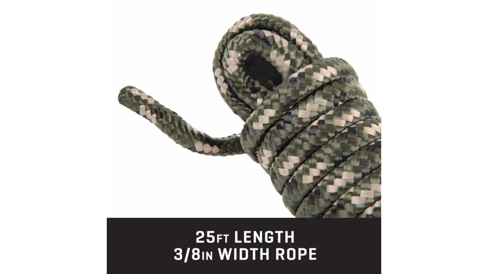 Allen Outdoor Rope 3/8 Inch 25 Foot , 5906