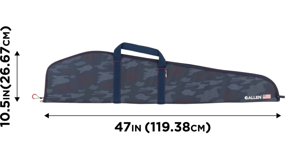 Allen Patriot Rifle Case, Red/White/Blue/Patriotic Camo, 46 in, 950-46