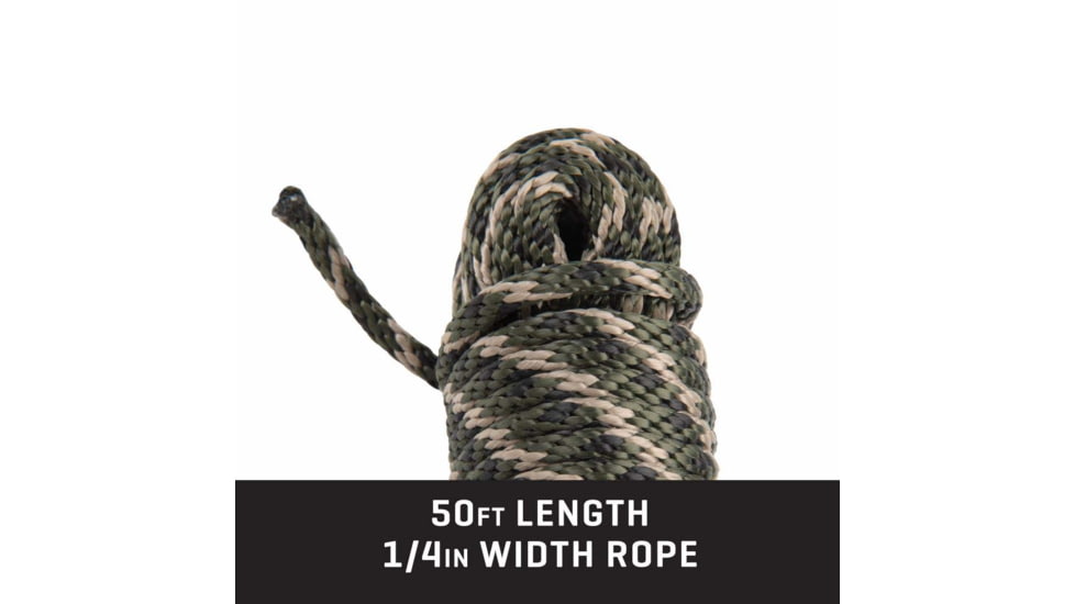 Allen PP Multifilament Solid Braid Rope 50Ft, 5909