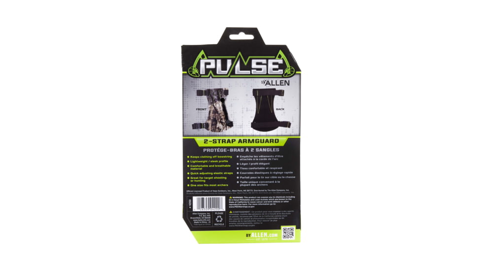 Allen Pulse 2 Strap Arm Armguard, Mossy Oak Break-Up Country, 4200