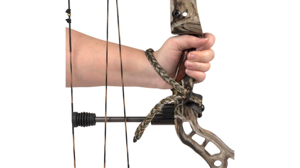 Allen Pulse Braided Compound Bow Wrist Sling, Camo, 662