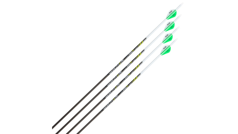 Allen Razor RZ3 Premium Carbon Arrow, Boxed 4 Pack, Blazer Vanes, Crest, 29in, 9127