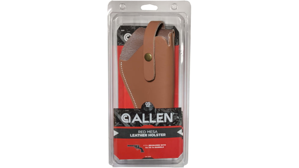 Allen Red Mesa Leather Revolver Holster, Ambidextrous, Brown, Size 05, 4495