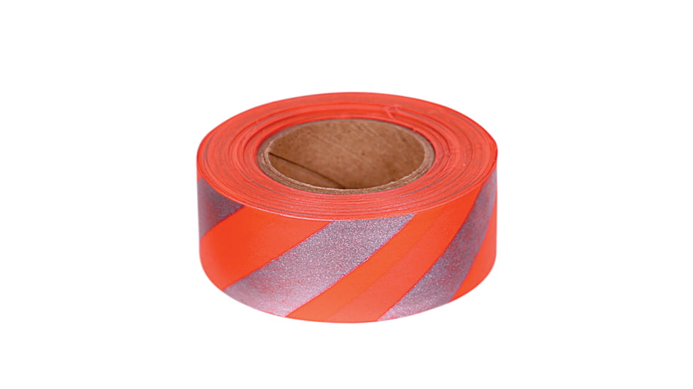 Allen Reflective Flagging Tape, Orange, 1inx150ft, 46