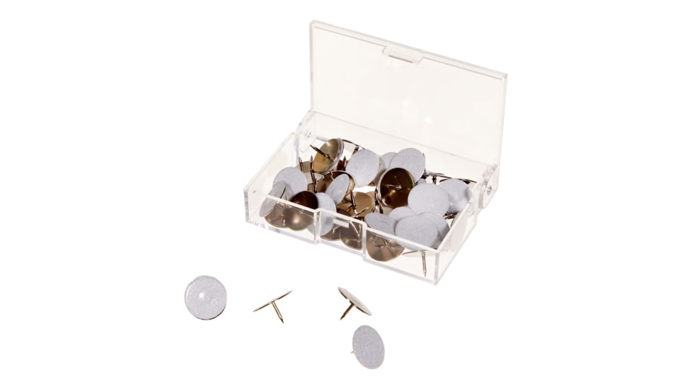 Allen Reflective Trail Marking Tacks, Silver, 47