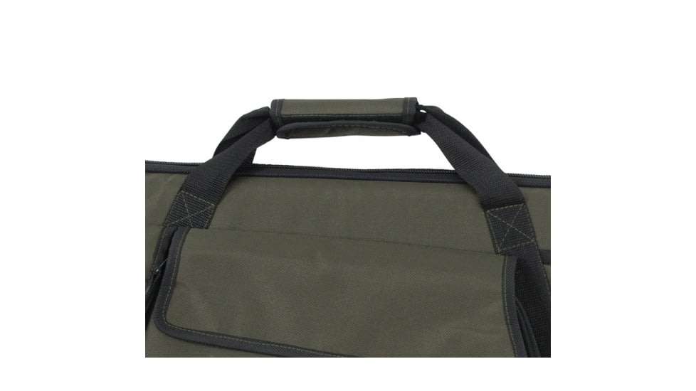 Allen Remington Yukon Scoped Rifle Case, 2 Pockets, Green/Black, 50in, 18993