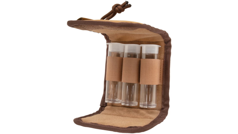 Allen Rival Choke Tube Holder, 3 Extended Vials, Tan, 4 in x 4.67 in, 8335