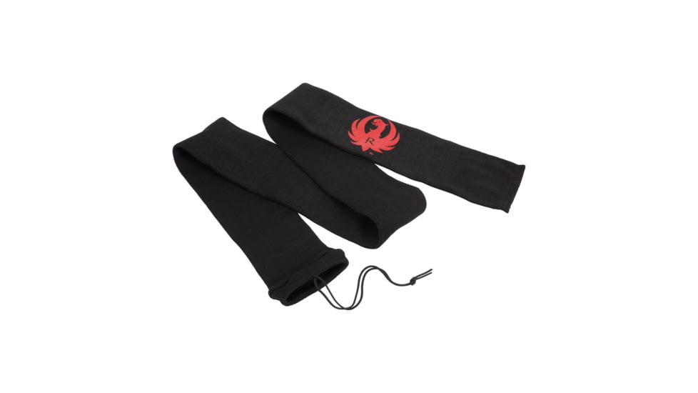 Allen Ruger Gun Sock Black with Red Ruger Logo 52 Inch