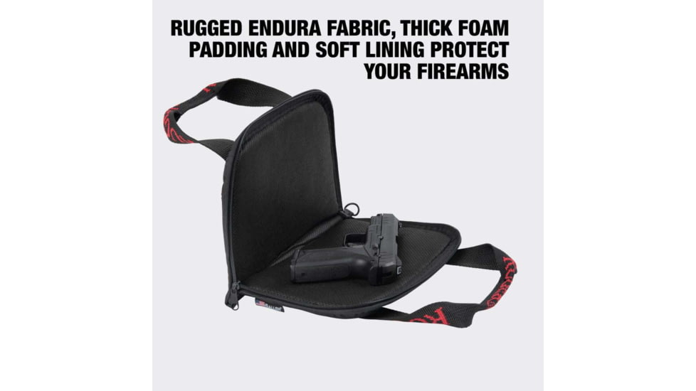 Allen Ruger Pistol Tote With Pocket, Black, 3645