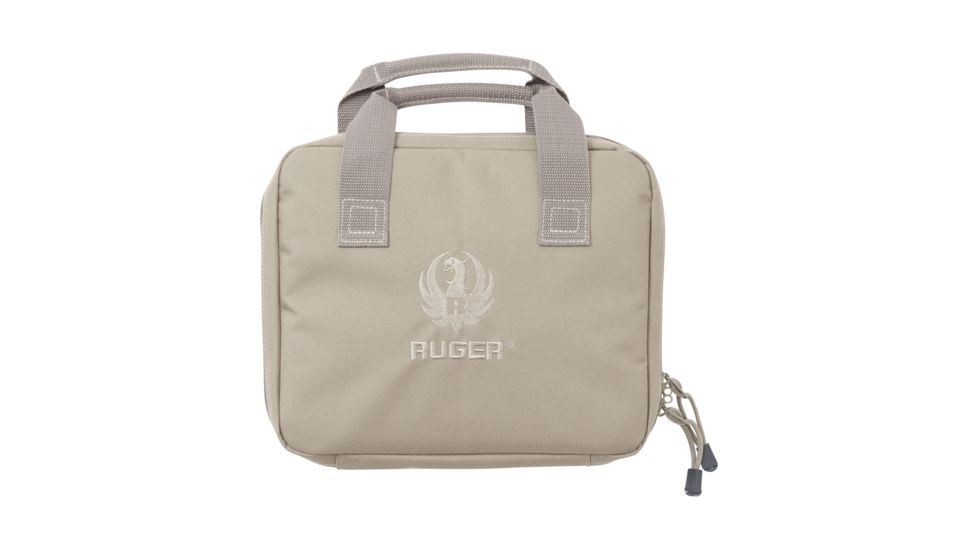 Allen Ruger Single Handgun Case 11 Inches Wide By 9.5 Inches High Tan