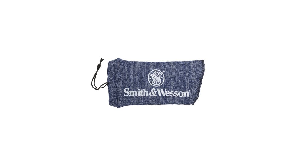 Allen S&amp;W Logo Handgun Sock 12 Inch Blue/Gray