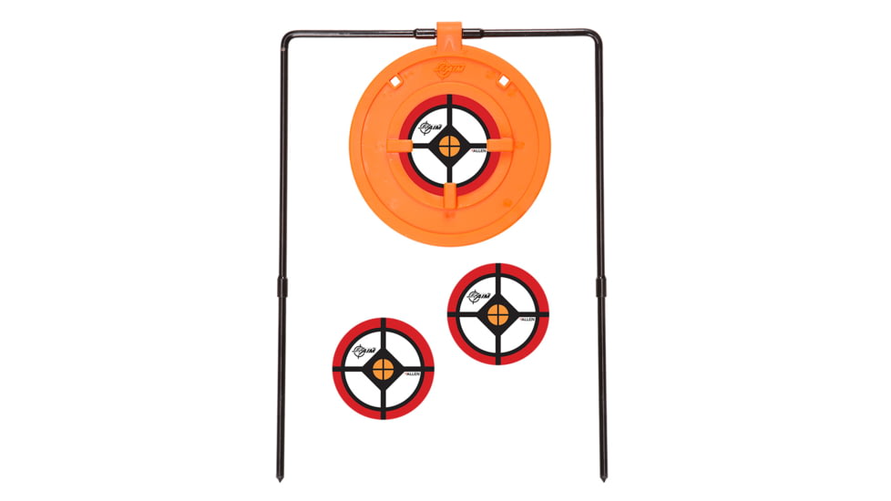 Allen Shooting Gallery Self-Healing Gong Spinner Kit, Orange/Black, 8in, 15475