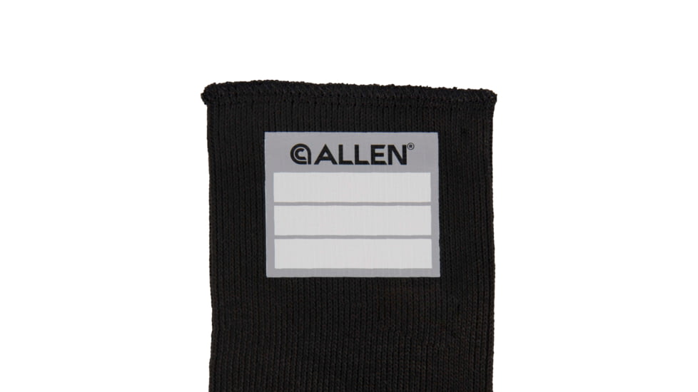 Allen Stretch Knit Gun Sock w/Writeable ID Label for Rifles with Scopes and Shotguns, Silicone Treated, Black, 52 in, 13173