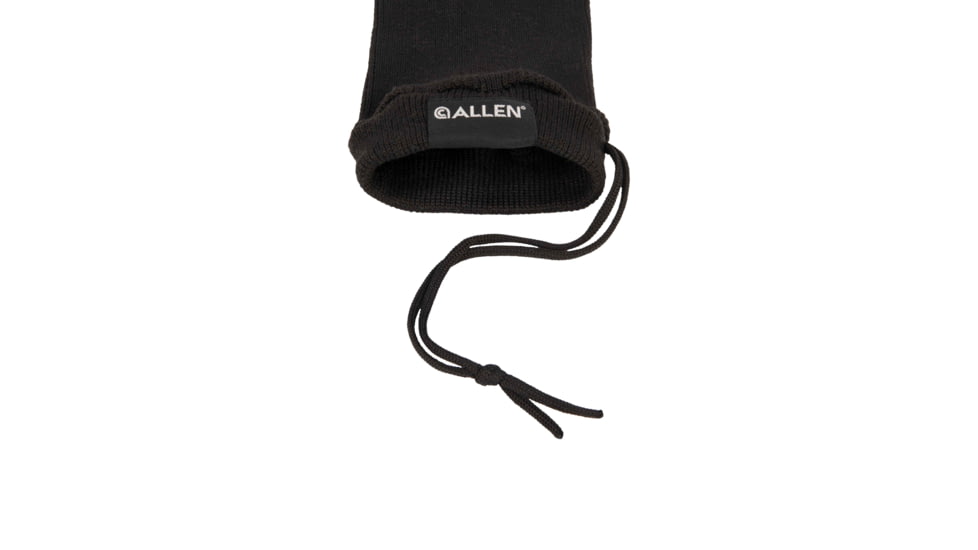 Allen Stretch Knit Gun Sock w/Writeable ID Label for Rifles with Scopes and Shotguns, Silicone Treated, Black, 52 in, 13173