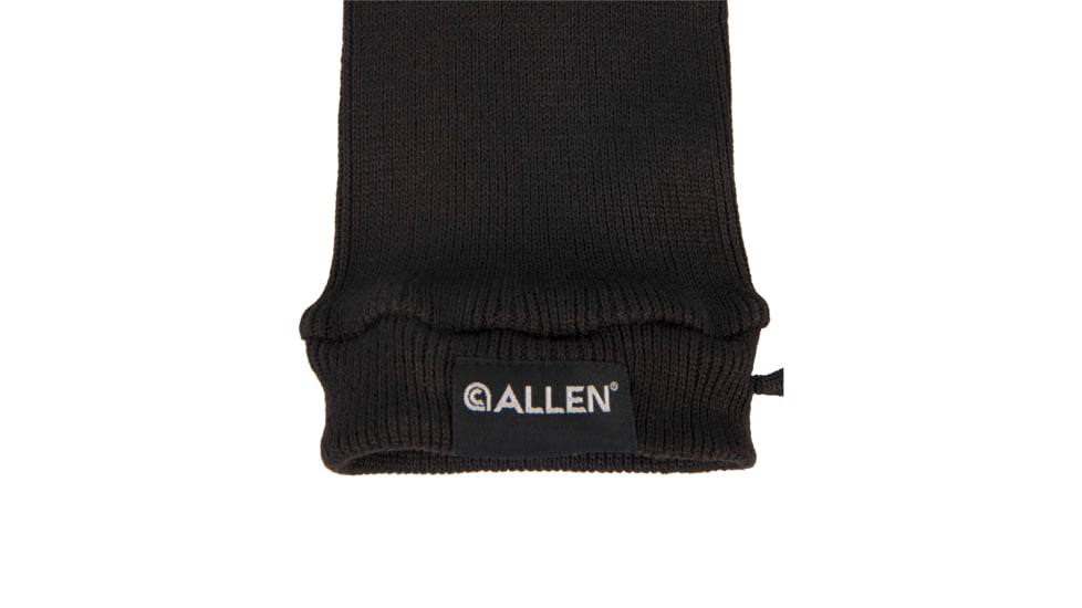 Allen Stretch Knit Gun Sock w/Writeable ID Label for Rifles with Scopes and Shotguns, Silicone Treated, Black, 52 in, 13173