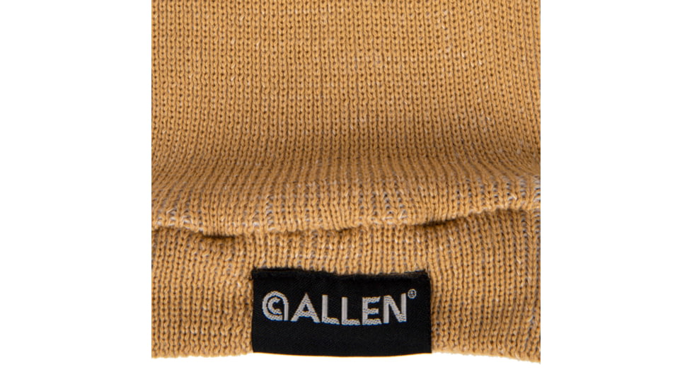 Allen Stretch Knit Gun Sock w/Writeable ID Label for Rifles with Scopes and Shotguns, Silicone Treated, Coyote, 52 in, 13172