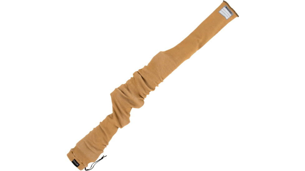 Allen Stretch Knit Gun Sock w/Writeable ID Label for Rifles with Scopes and Shotguns, Silicone Treated, Coyote, 52 in, 13172
