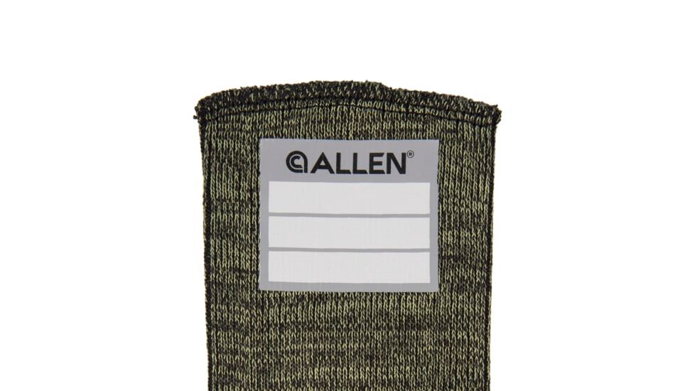 Allen Stretch Knit Gun Sock w/Writeable ID Label for Rifles with Scopes and Shotguns, Silicone Treated, Green, 52 in, 13171