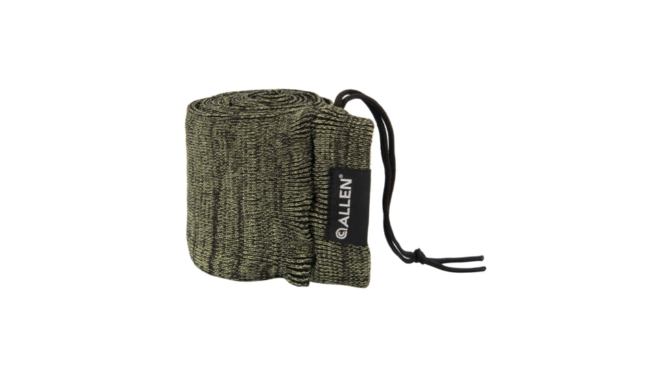 Allen Stretch Knit Gun Sock w/Writeable ID Label for Rifles with Scopes and Shotguns, Silicone Treated, Green, 52 in, 13171