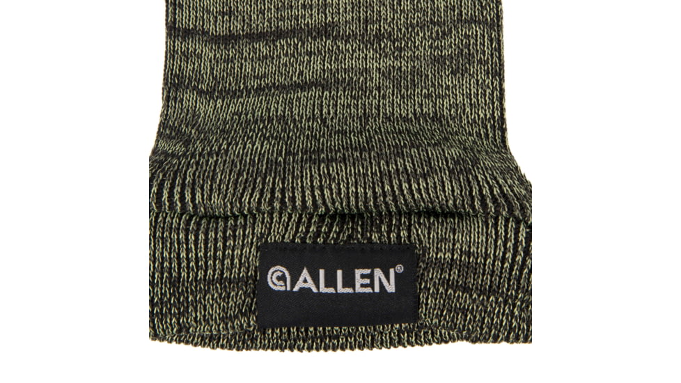 Allen Stretch Knit Gun Sock w/Writeable ID Label for Rifles with Scopes and Shotguns, Silicone Treated, Green, 52 in, 13171