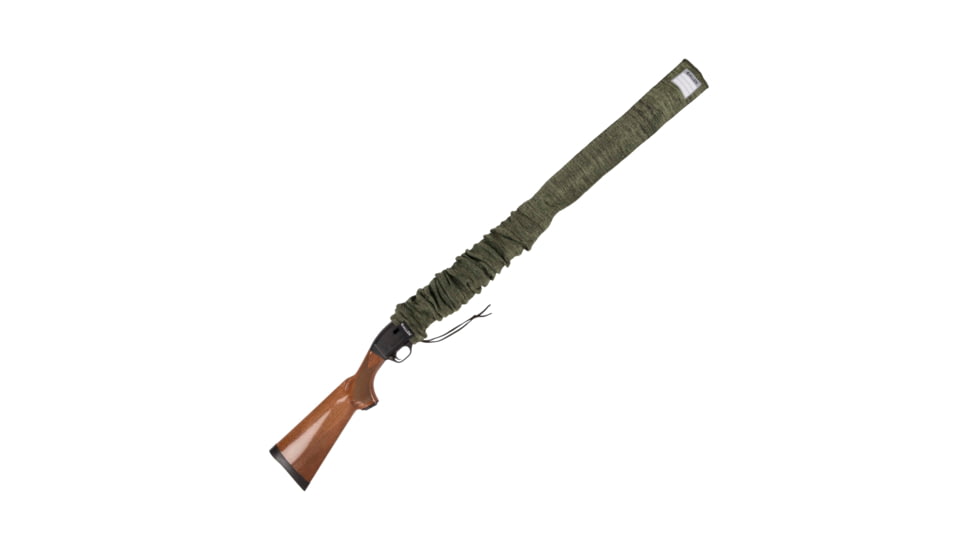 Allen Stretch Knit Gun Sock w/Writeable ID Label for Rifles with Scopes and Shotguns, Silicone Treated, Green, 52 in, 13171