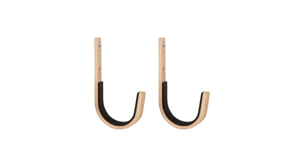 Allen Stronghold Steel Hooks, 1 Handgun/Rifle/Shotgun, Brass, Steel, 2 Pack, 5650