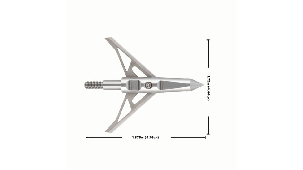 Allen Stryke Vapor Rear Deploying 2 Blade Broadhead, 100-Grain, 3-Pack, 14786