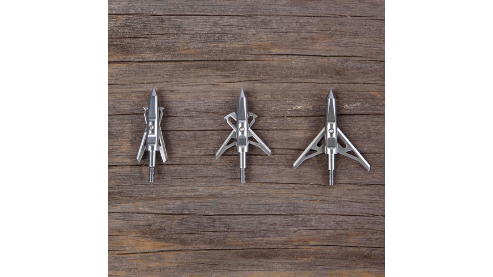 Allen Stryke Vapor Rear Deploying 2 Blade Broadhead, 100-Grain, 3-Pack, 14786