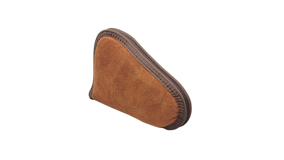 Allen Suede Leather Pistol Case, 15 Inch, Rust Color