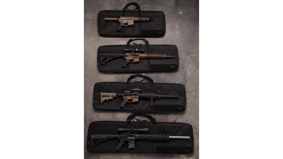 Allen Tac Six Division 42 in Tactical Gun Case, Black, 10835