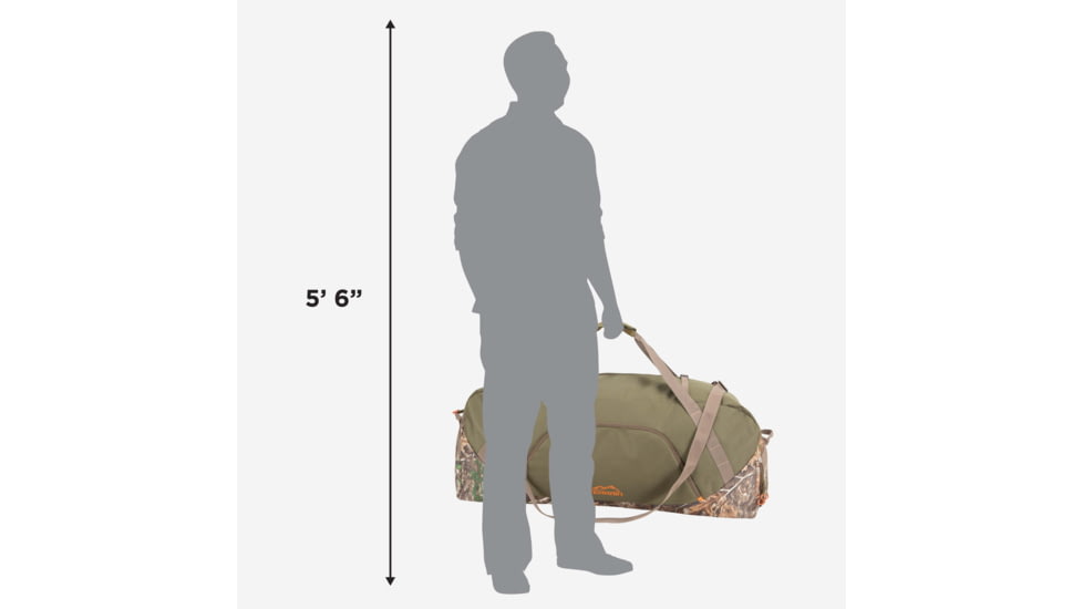 Allen Terrain Basin Duffel Bag, Olive, Extra Large, 19216