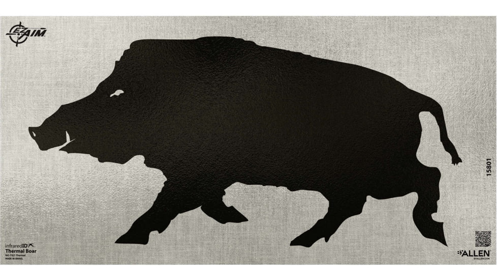 Allen Thermal ID Boar Paper Target, 24x 12,in Gray, 15801