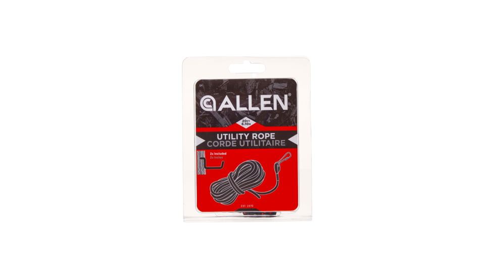 Allen Treestand Bow and Gun Rope with 2 Gear Hangers, 20ft, 54