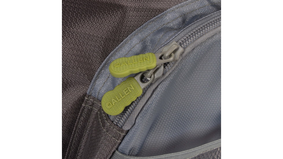 Allen Ultra-Light Gallatin Strap Fly Fishing Vest, Fits up to 4 Tackle/Fly Boxes, 14 Accessory Pockets, Gray/Lime, 6370