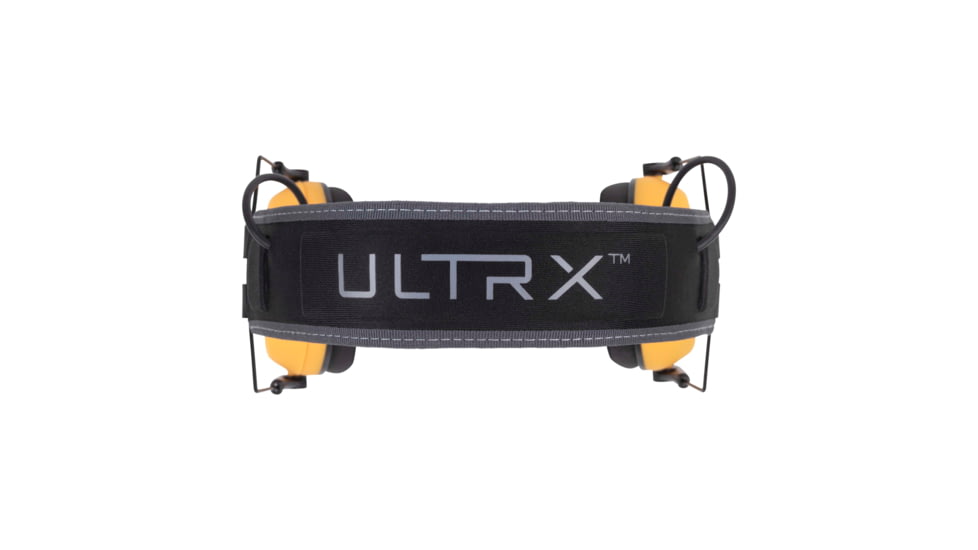 Allen ULTRX Bionic Electronic Earmuff, Interstate Yellow, 4149