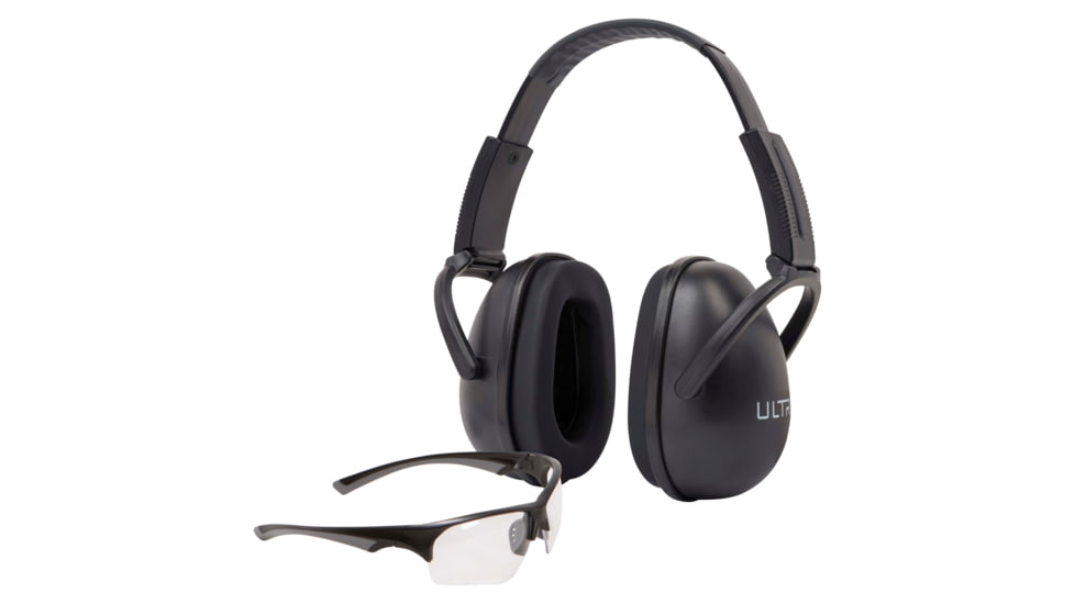 Allen ULTRX Blocker Ear &amp; Eye Protection Combo, Black, 4158