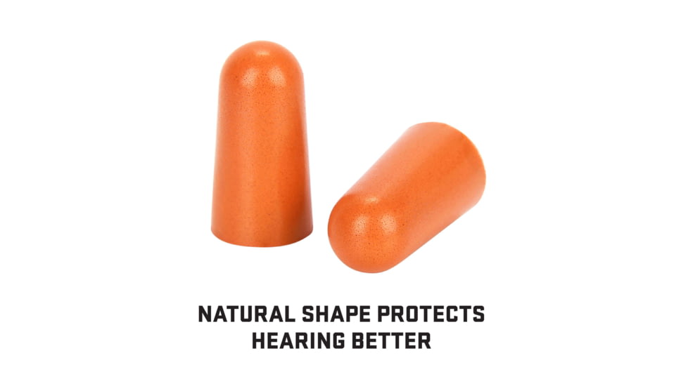 Allen ULTRX Foam Ear Plugs, 6-Pairs, Orange, 4135